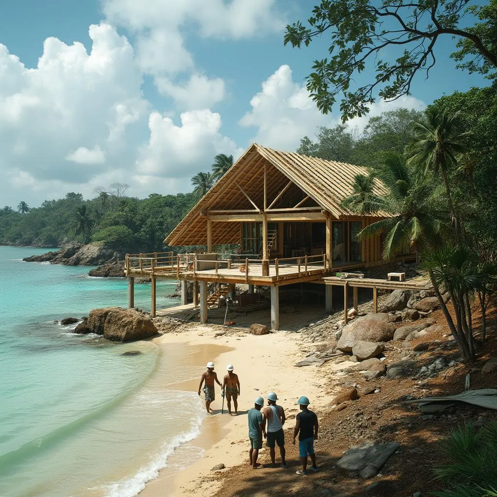 Proyecto de infraestructura turística sostenible en la costa caribeña
