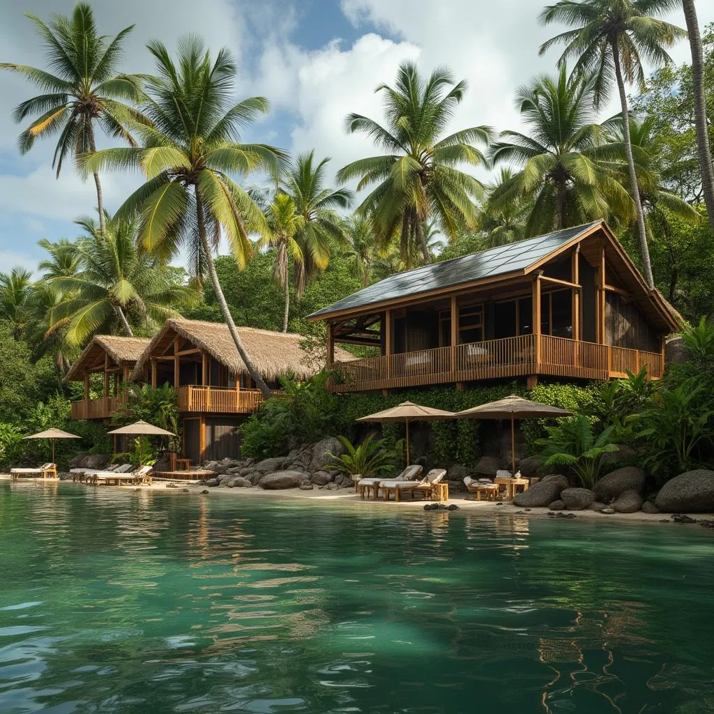 Resort ecológico de lujo en la costa caribeña de Colombia